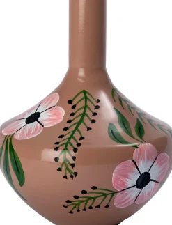 Intratuin vaas Shaine roze D 23 H 29 cm