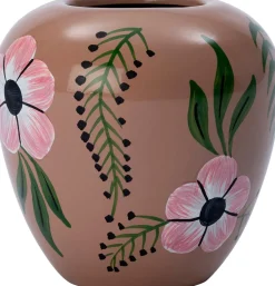 Intratuin vaas Shaine roze D 20 H 20 cm