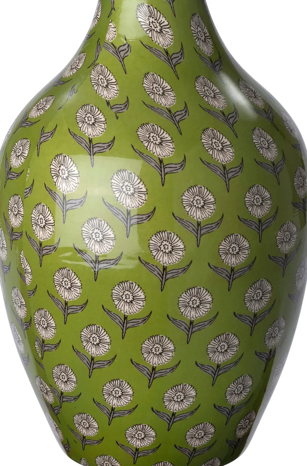 Intratuin vaas Tali groen D 21 H 31 cm