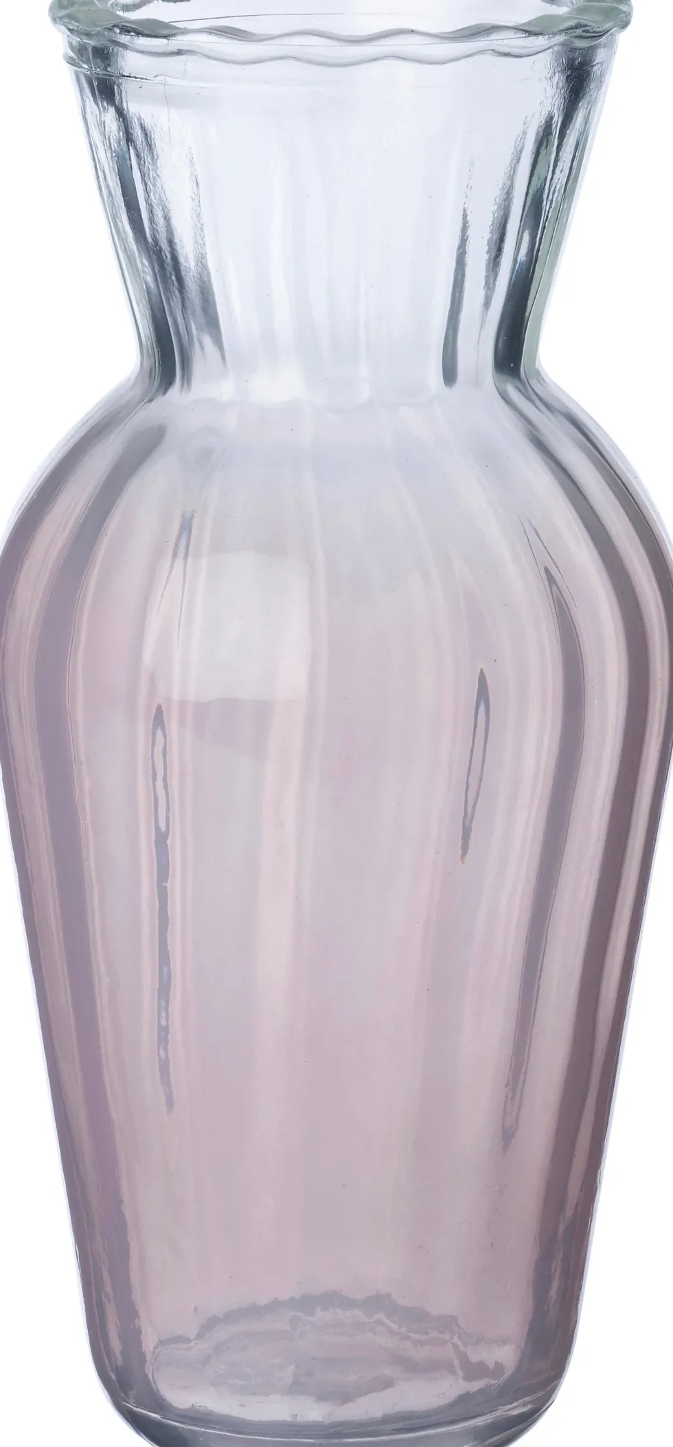 Intratuin vaas Teddy roze D 7,5 H 15 cm