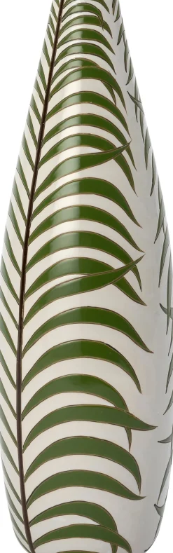Intratuin vaas Tedi wit / groen D 37 H 56 cm