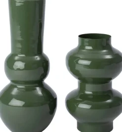 Intratuin vaas Tijs groen D 16 H 25,5 cm