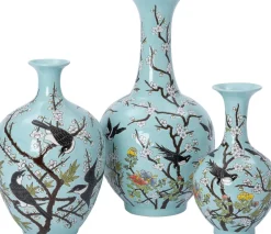 Intratuin vaas Uva blauw D 20 H 36 cm