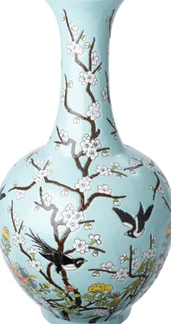 Intratuin vaas Uva blauw D 30 H 56 cm