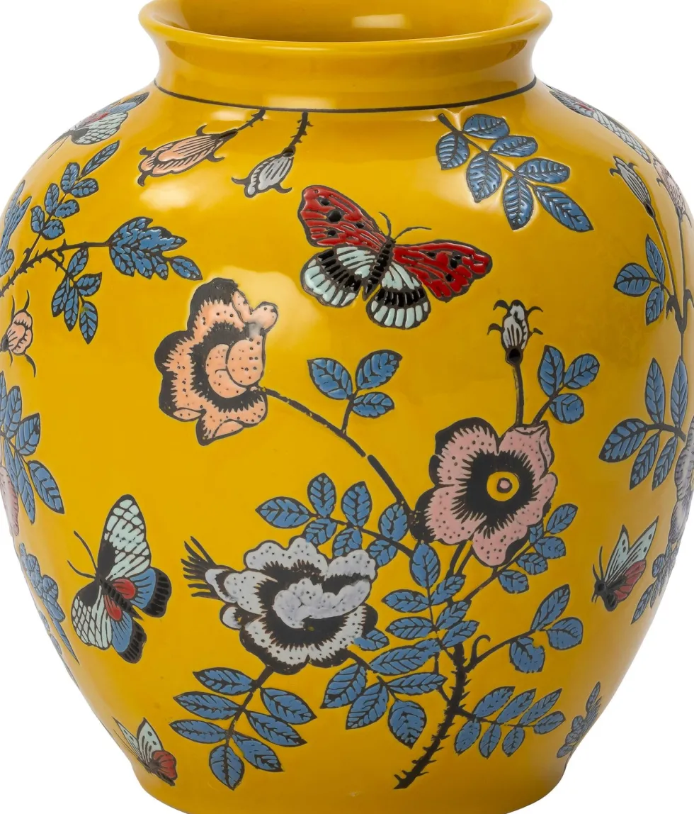 Intratuin vaas Uva geel D 21 H 23 cm