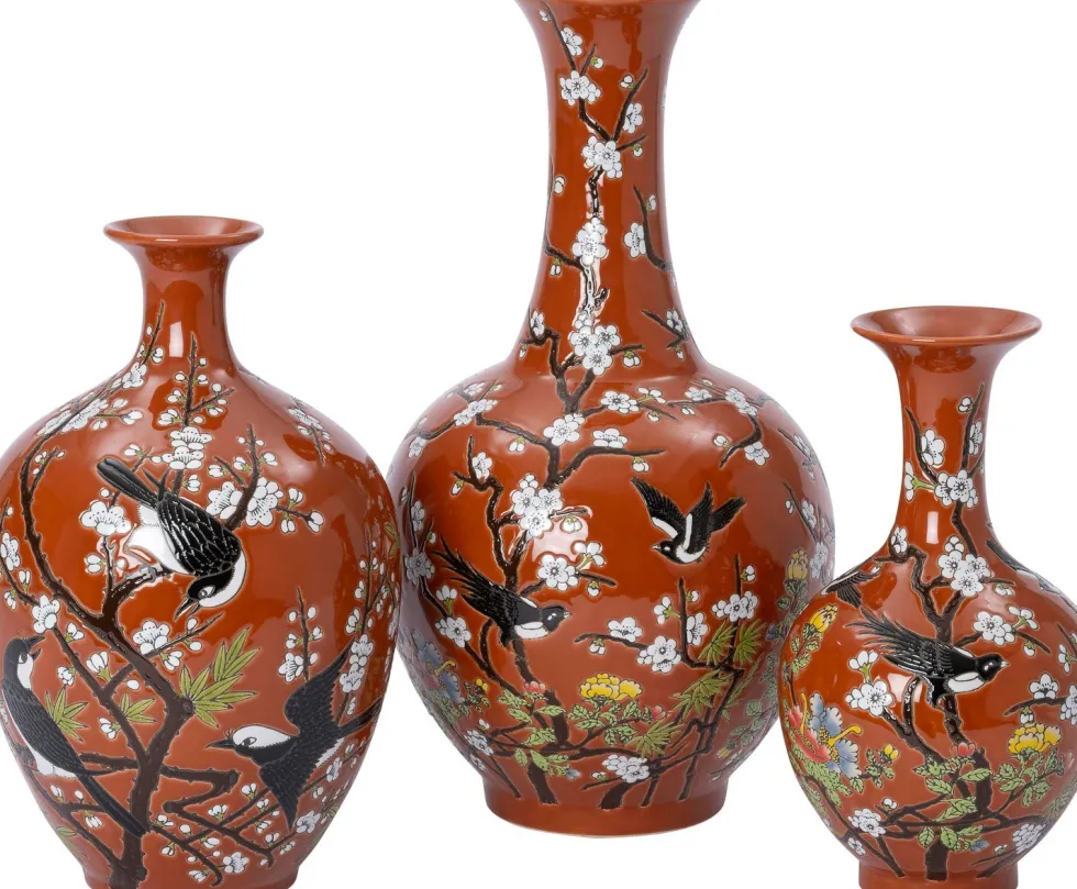 Intratuin vaas Uva oranje D 26 H 41 cm