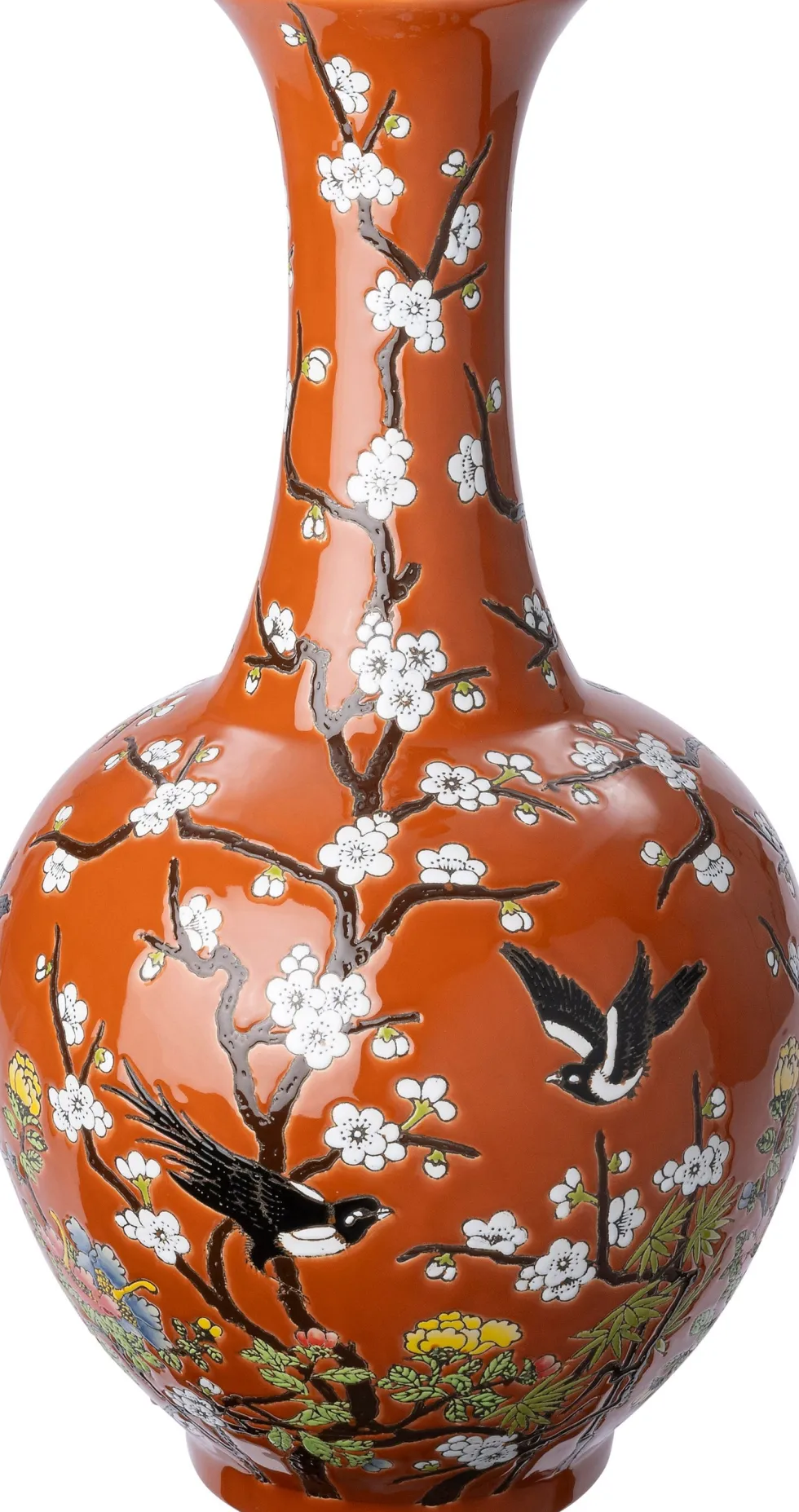 Intratuin vaas Uva oranje D 30 H 56 cm