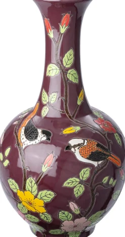 Intratuin vaas Uva paars D 32 H 59 cm