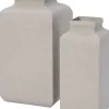 Intratuin vaas Wolls grijs 10 x 10 x 25,5 cm