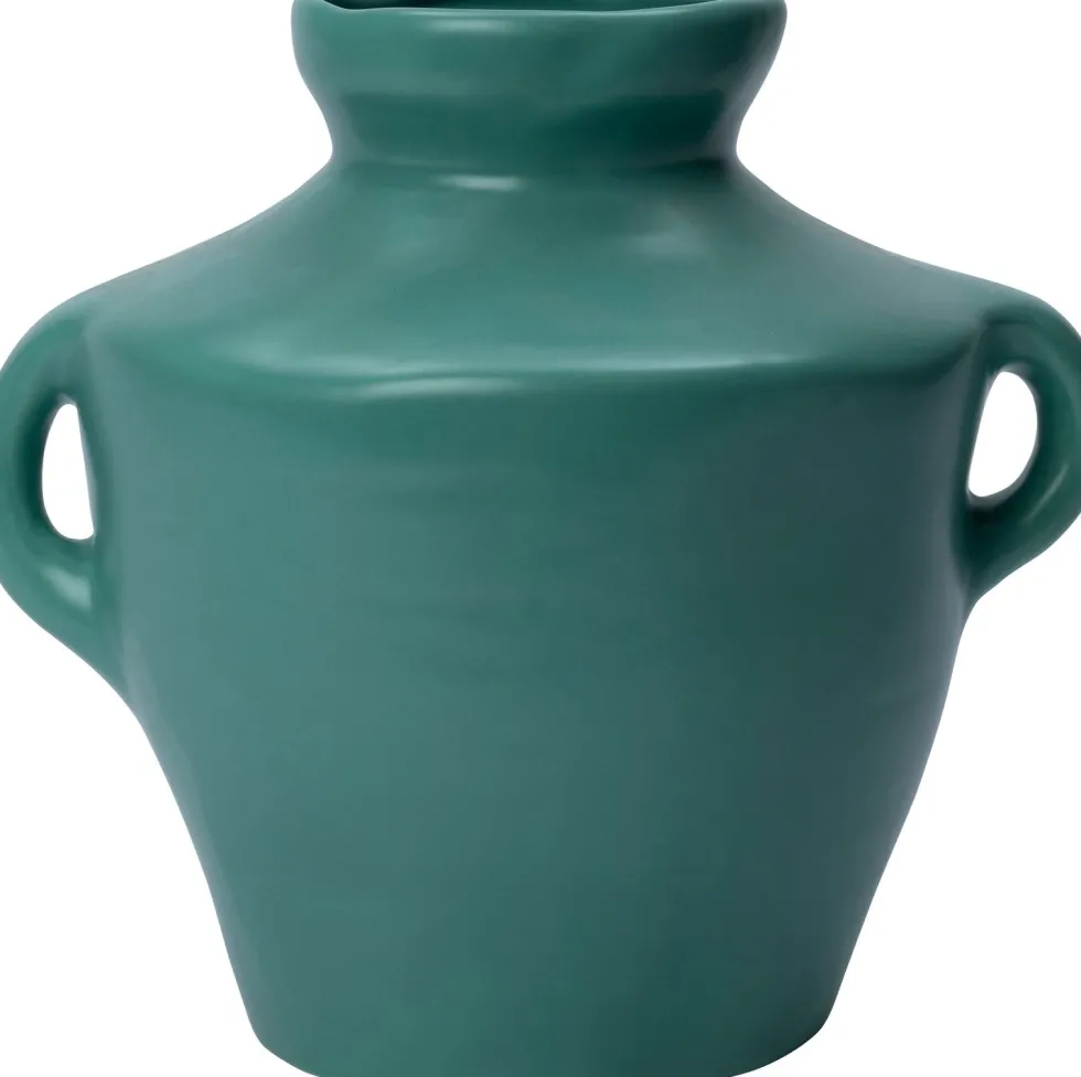 Intratuin vaas Wos blauw 28,5 x 22,5 x 26,5 cm