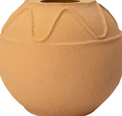 Intratuin vaas Yentl bruin D 40 H 34 cm
