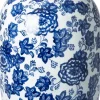 Intratuin vaas Yuin wit / blauw D 22 H 63 cm