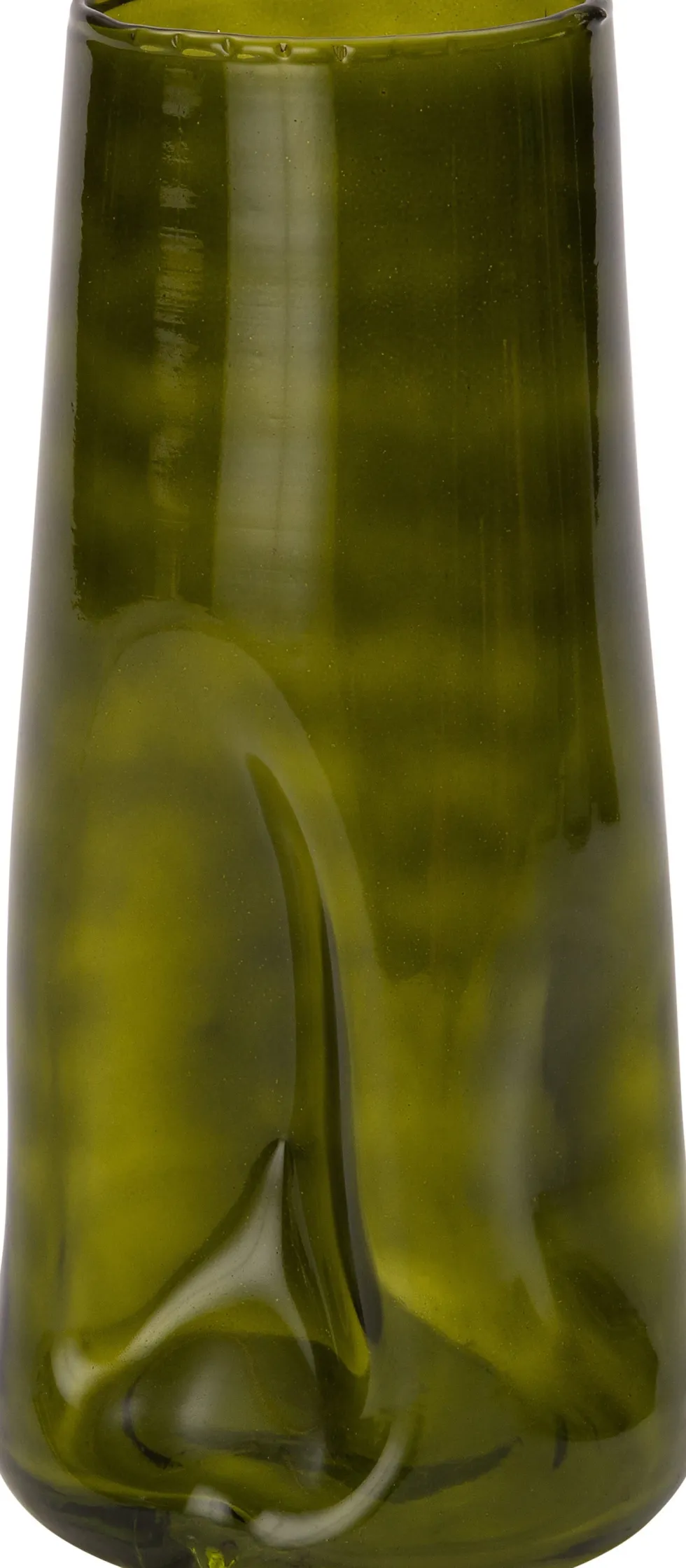 Intratuin vaas Zep groen D 13 H 35 cm