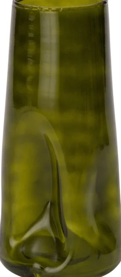Intratuin vaas Zep groen D 14 H 30 cm