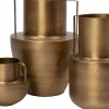 Intratuin vaas Zev goud D 20,5 H 18 cm