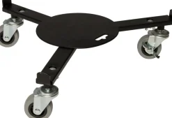 Intratuin verstelbare plantentrolley zwart D 40 H 11,5 cm