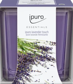 Ipuro geurkaars Essentials Lavender Touch 26 uur D 7,1 H 11 cm