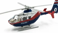 Jaegerndorfer kerstdorpminiatuur helikopter politie 20,5 x 5 x 7 cm