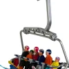 Jägerndorfer kerstdorpminiatuur snowboarder zittend 6 stuks 15 x 2 x 12 cm