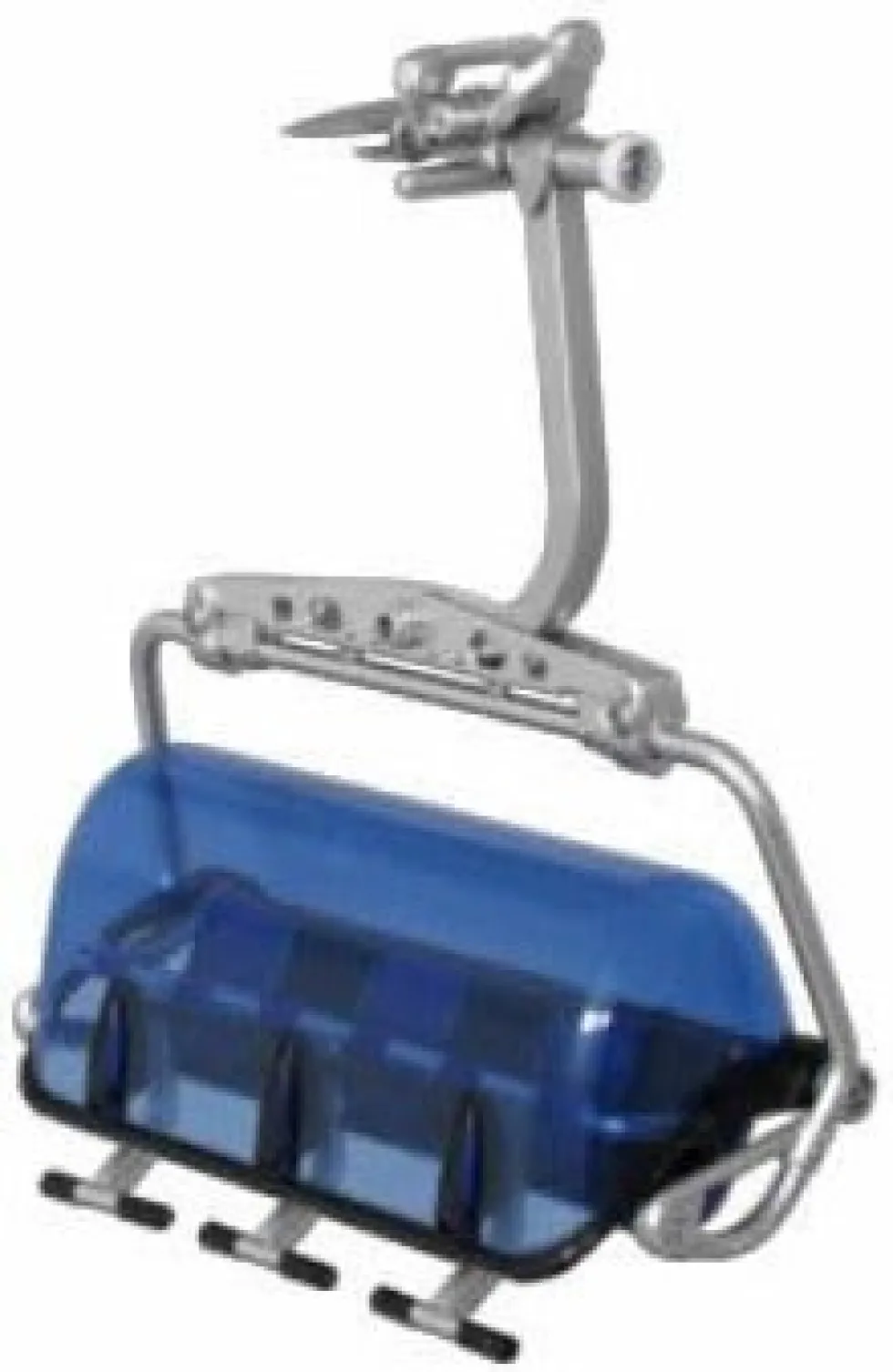Jägerndorfer kerstdorpminiatuur zetel 6 personen 10,5 x 4 x 12 cm