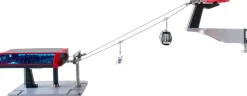 Jägerndorfer kerstdorp set kabelbaan met gondel Luxe rood