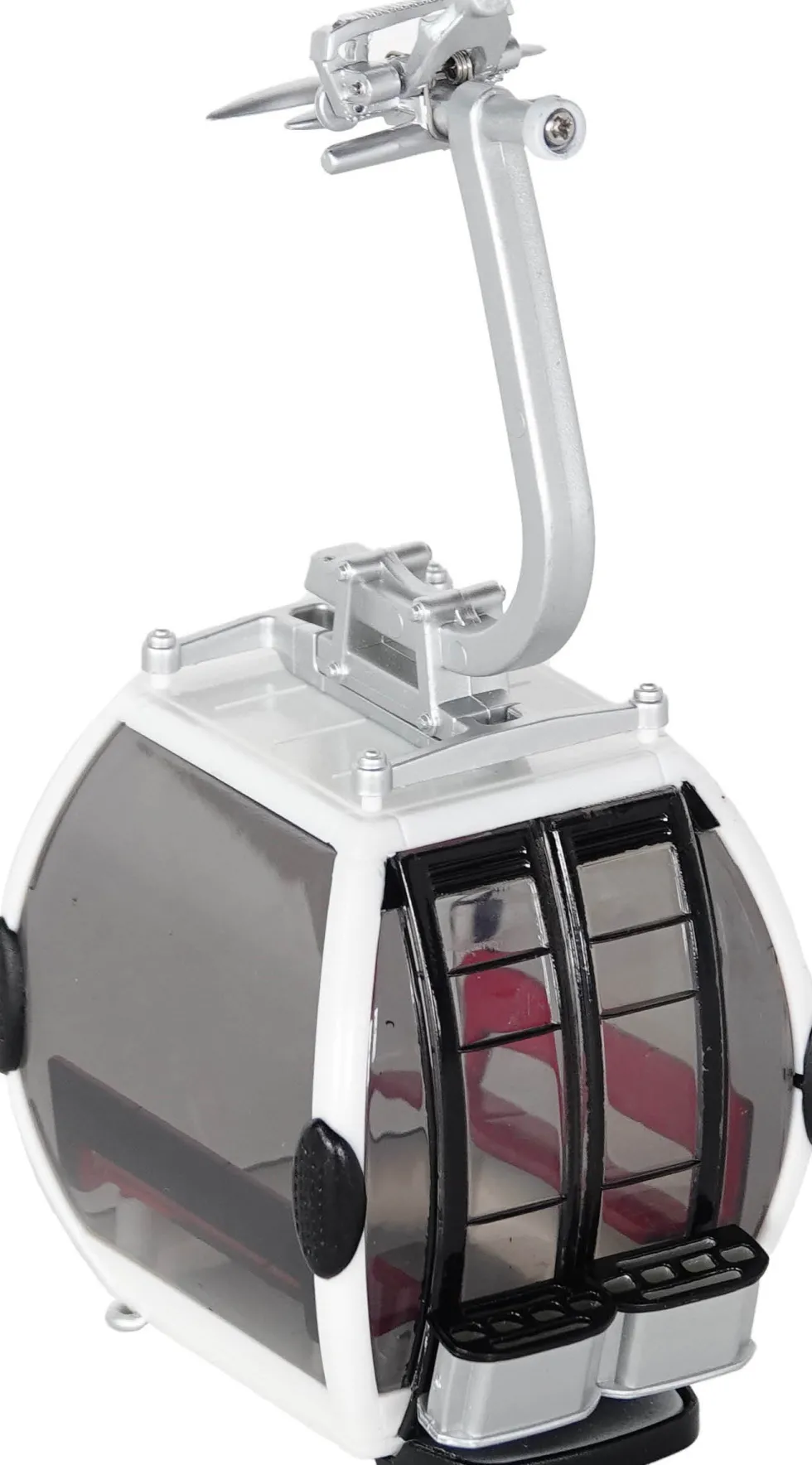 Jägerndorfer Omega kerstdorpminiatuur gondel wit 6,4 x 5,9 x 14,6 cm