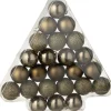 J-Line kerstbal koper D 4 cm 24 stuks
