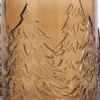 J-Line vaas kerstboom bruin D 16 H 23,5 cm