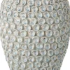 J-Line vaas Milan wit / blauw D 27 H 39,5 cm