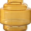 J-Line vaas Rino geel D 14 H 25,5 cm