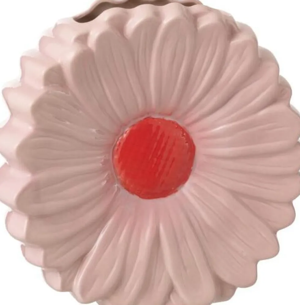 J-Line vaas roze 26,5 x 9 x 26,5 cm