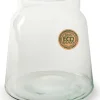 Jodeco vaas Atlas transparant D 14,5 x H 20 cm