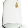 Jodeco vaas Eddy transparant D 16 H 35 cm