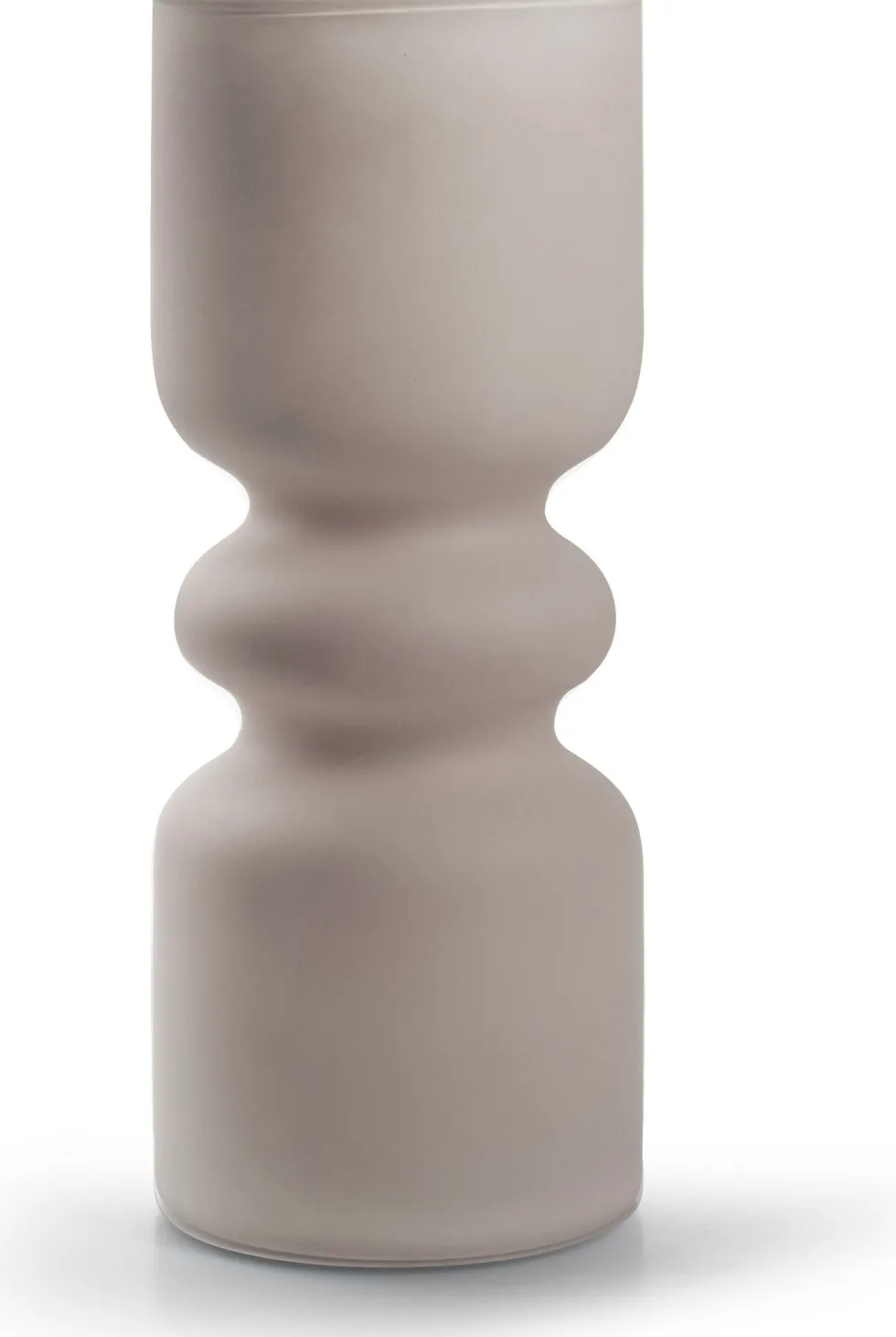 Jodeco vaas Funny grijs D 10 H 25 cm