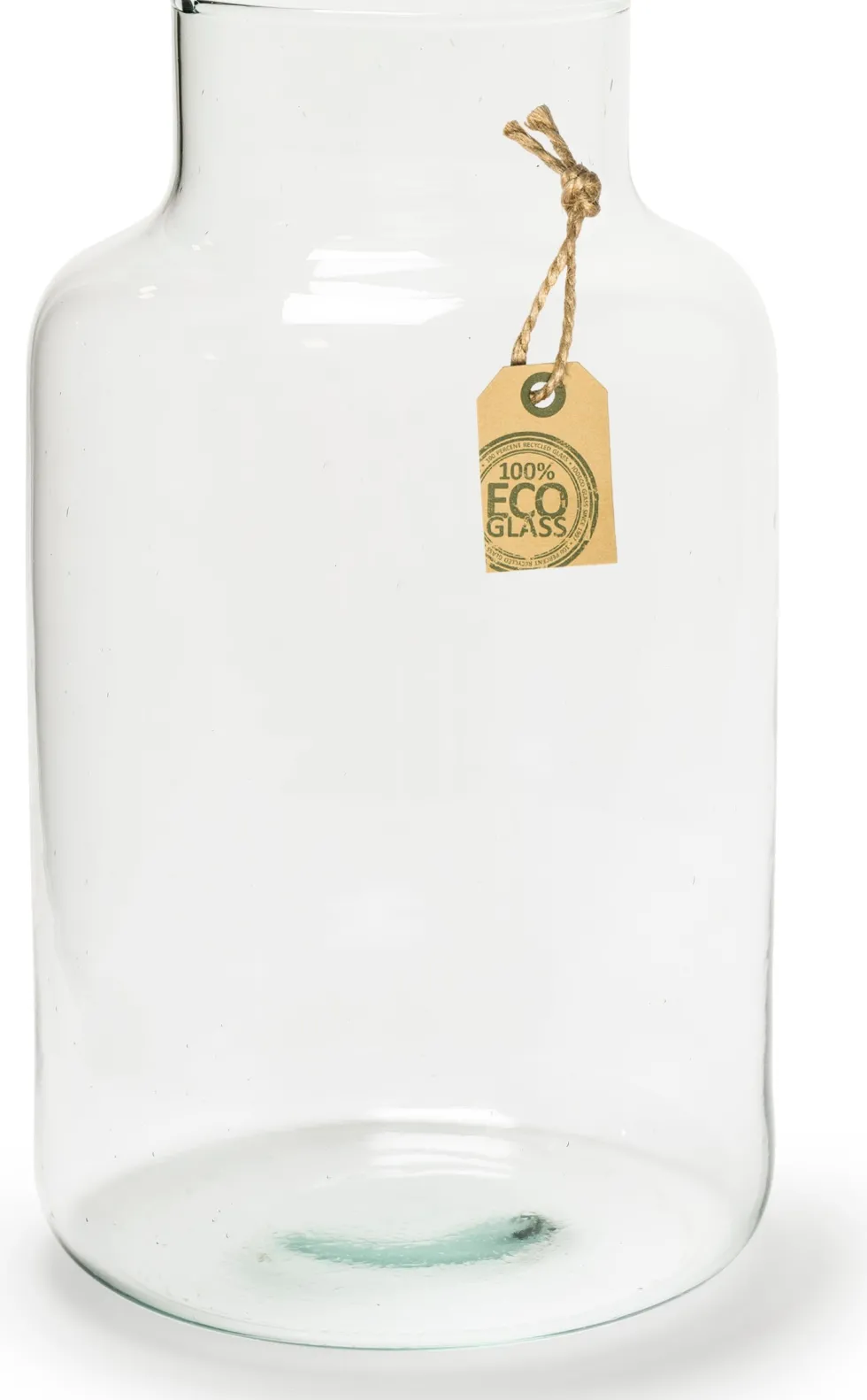 Jodeco vaas Gigi eco transparant D 14,5 H 25 cm