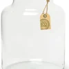 Jodeco vaas Gigi Eco transparant D 14,5 H 20 cm