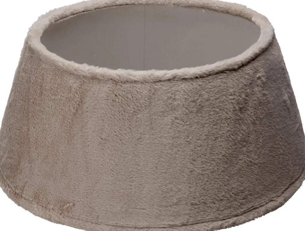 Kerstboommand taupe D 55 H 23 cm
