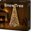 Kerstboom Pop-Up groen besneeuwd met 250 lampjes warm wit D 75 H 180 cm