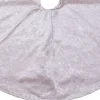 Kerstboomrok barok crème D 120 cm