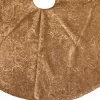 Kerstboomrok barok fluweel goud D 120 cm