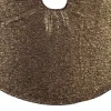 Kerstboomrok glanzend goud D 120 cm