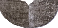 Kerstboomrok imitatiebont taupe D 90 cm