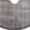 Kerstboomrok imitatiebont taupe D 120 cm