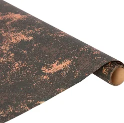 Kerstdorp ondergrond grottenpapier rood / bruin 60 x 200 cm
