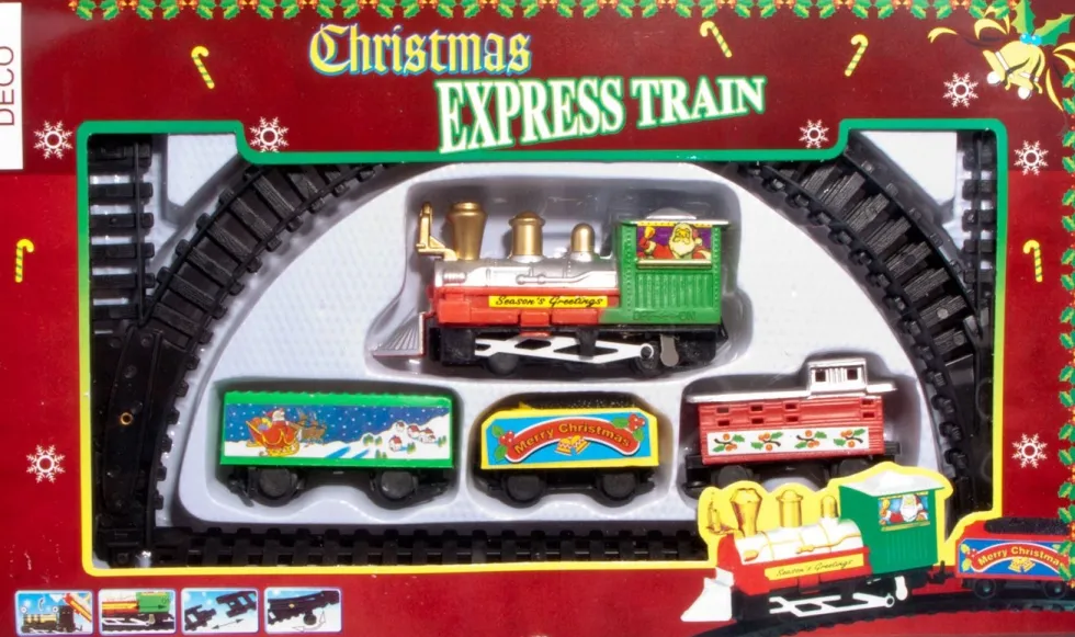 Kerstdorp set trein 10-delig