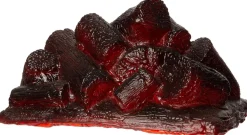 Kerstfiguur kampvuur voor buiten met rood licht 29 x 18 x 14 cm