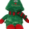 Kerstfiguur kerstboom groen / rood 21 x 21 x 28 cm