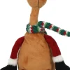 Kerstfiguur rendier bewegend bruin / rood 25 x 20 x 50 cm
