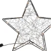 Kerstfiguur ster met 80 LED lampjes warm wit D 38 cm