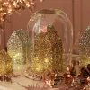 Kerstfiguur Strass Huis goud 10,5 x 10,5 x 20 cm